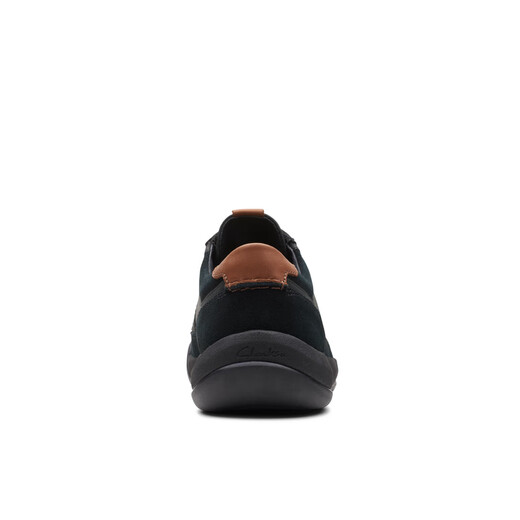 Clarks Ashcombe series men's comfortable breathable lace-up fashionable business commuting casual shoes black 261611867 42