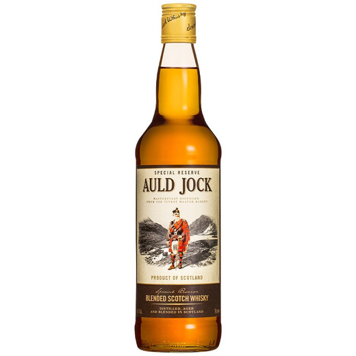 Oldjock importé du Royaume-Uni Scotland à whisky mixte Whisky Vin étranger Hi-Bar Base de bois Bouteille simple