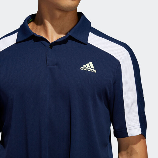 Adidas Golfkleidung Herren kurzärmelig T-Shirt Polo-Hemd bequem atmungsaktive Sport und Casual Jersey FJ9930 Marine Blue M