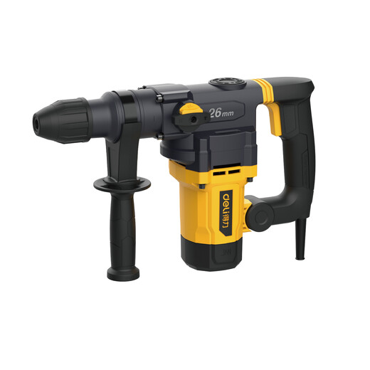 
Deli electric hammer electric pick dual-purpose high-power impact drill electric drill industrial grade electric drill electric hammer electric tool heavy electric hammer 1050W dual-function clutch electric hammer