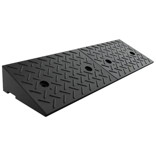 Zuoyou Zhonggong step slope mat 100*25*10cm curb slope mat rubber plastic car curb slope threshold climbing step mat