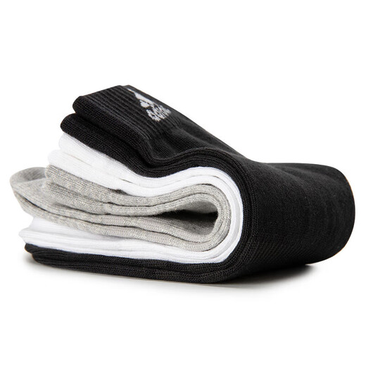 Adidas short socks men's socks women's socks breathable socks comfortable solid color basketball training socks sweat-absorbing running casual short socks IC1283/three pairs M/24-26 cm/38-42 sizes