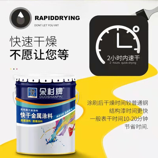 朵杉牌RAL7035 9002 9003 9017 5012 1023 6018机械设备漆防锈漆 奶油色RAL-9001 1kg=0.8kg漆+0.2kg固化剂