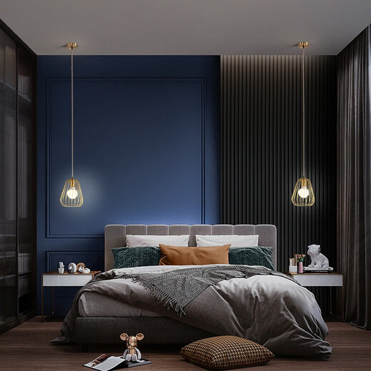 Geyue Full Copper Sleepment Medicke люстры длинная линия