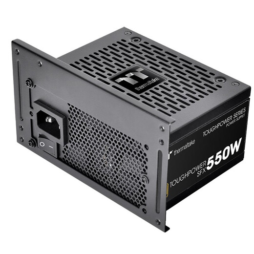 Thermaltake (Tt) bewertetes 550-W-Steel-Shadow-Toughpower-SFX-Computer-Netzteil (80PLUS-Goldmedaille/alle Module/alle japanischen Kondensatoren/mit ATX-Adapter-Rack)