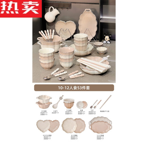 Shantou Lincun ceramic dish set household plate underglaze colored tableware bowl plate light luxury rice bowl bowl bowl utensil solid color glaze plate 8.5 inch 2 packs 1278