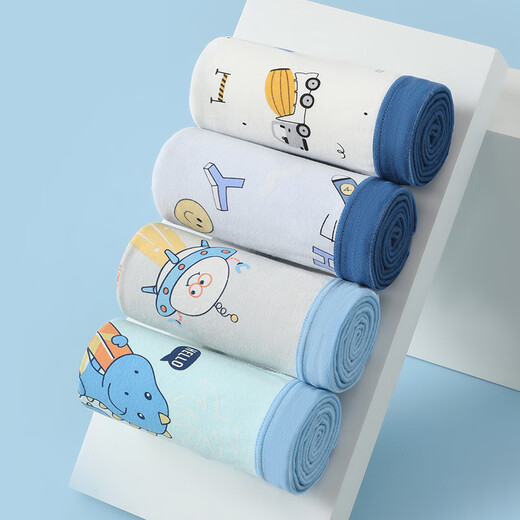FENTENGCARE children's underwear boys' Class A cotton 7A antibacterial 4-piece muscle-friendly cartoon medium and large children's boxer briefs Q9U257360181