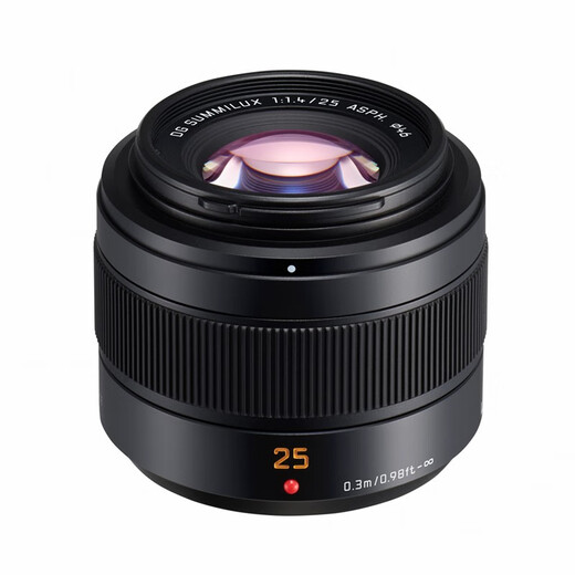 Panasonic mirrorless/mirrorless/digital camera series lens M43 format (available for M4/3 mount) fixed focus large aperture autofocus lens 25mm丨F1.4 second generation丨standard fixed focus large aperture portrait blur