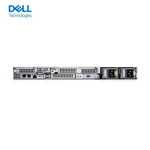 戴尔（DELL）PowerEdge R450 机架式服务器主机 ERP数据共享虚拟化存储1U双路主机 2颗银牌4314 32核64线程 2.4G 128G丨2块480G+2块2T丨H755
