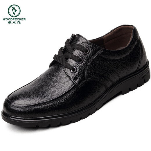 Zapatos de cuero para hombres de carpintería de carpintería de otoño e invierno de algodón de otoño de cuero suave de cuero gran tamaño 45 cuero suave 46 ropa formal 47 casual 48 negocios 49 9901 negro [cuatro estaciones] 44