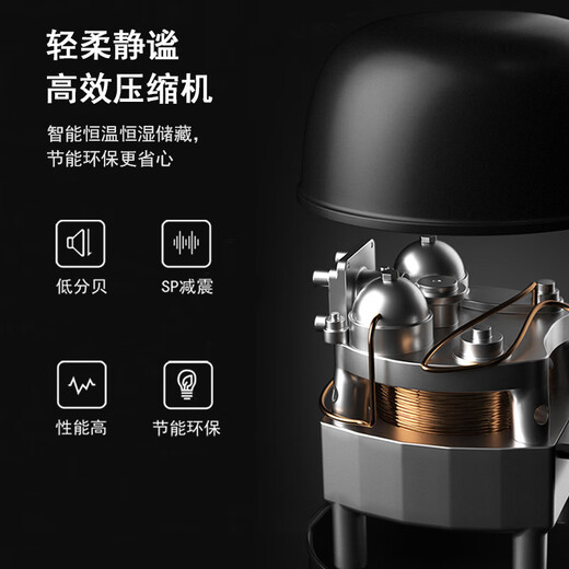 Double small red wine cabinet constant temperature wine cabinet home living room small tea refrigerator wine storage refrigerator ice bar 24-pack JC-70