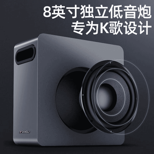 SANSUI DV-93B living room home karaoke TV audio echo wall Bluetooth projector KTV wireless microphone long strip home theater speaker subwoofer deluxe version (dual wireless microphone)