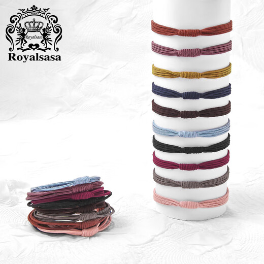 Royal sasa royal salsa basic style 20 rubber bands women's hair band net celebrity headband high elasticity simple and cute headwear
