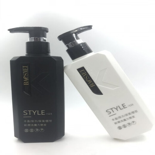 Bosmei Elastin Moisturizing and Styling Gel Cream Elastic Curl Fragrance Hairstylist Curly Hair Styling Cream Stylist 300ml Elastin