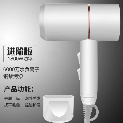 YRYE Pansonic's same hair dryer for home high-power dormitory use student Internet celebrity hair dryer hair salon mute hot and cold does not hurt hair stylish white no blue light