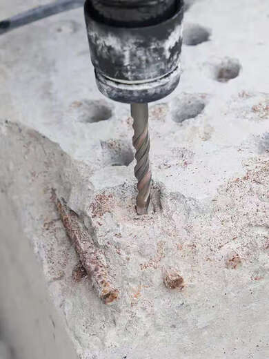 Customized Cross Impact Drill Bit elektrischer Hammerbeton durch den Wandquadrat Griff durch den wandköpfigen Kopf runden Griff Legierung Legierungshöre Quadratgrad Kreuz 12200 mm zehn Stücke