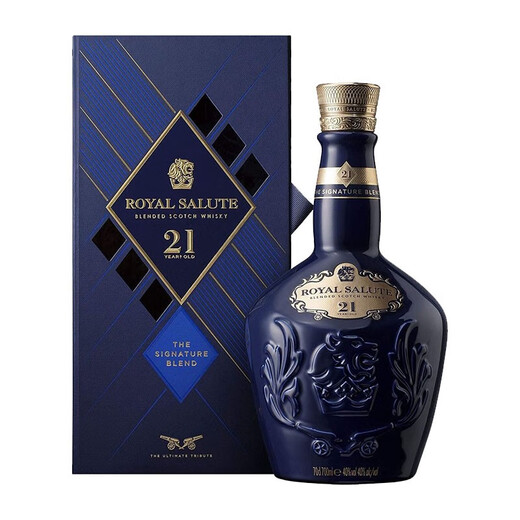 皇家礼炮（Royal Salute）21年 苏格兰 调和型威士忌 进口洋酒烈酒 商务宴请送礼佳选 21年 700ml 2瓶