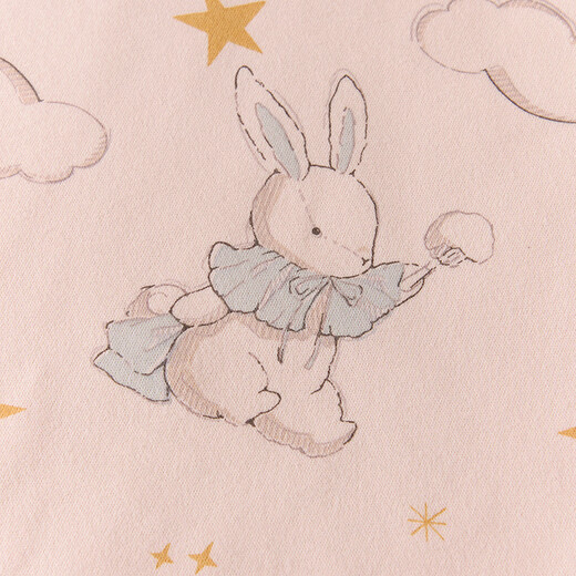 Tongtai (TONGTAI) pure cotton newborn baby wrap, newborn swaddle wrap, anti-jump blanket, 2-pack, off-white 84x84cm