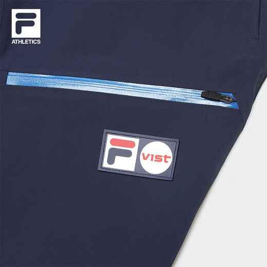 斐乐（FILA）官方男士运动裤基础简约运动背带裤 RD宝蓝-NV M 170/80A