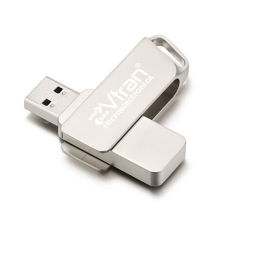 读写220M每秒 32G SLC高速U盘USB3.0银灿IS903防烧写保护SLC 银色 套餐二