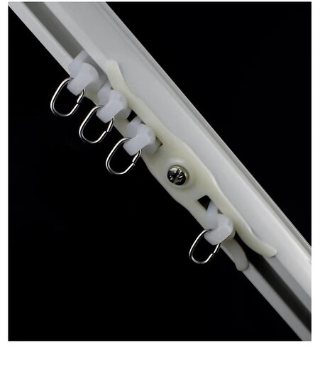 Miaopule Cross Curtain Track Curtain Track Anti-Light Leakage Artifact Nano Rail Anti-Rebound Cross Piece Universal Blackout Closure 10 pieces Screwdriver installation without disassembly 0 meters