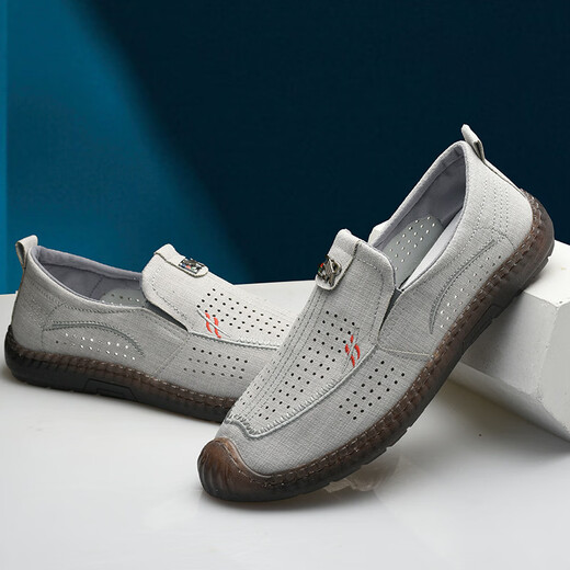 Changxiang Huili Old Beijing Clate Shoes Мужские туфли летняя говядина сухожилия подошвы износостойкие дышащие холст