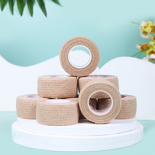 Kindmax elastic bandage, sports self-adhesive bandage, sports strap, basketball wrist guard, ankle guard, finger guard bandage, blue 6 rolls 5CM*4.5M JD Logistics