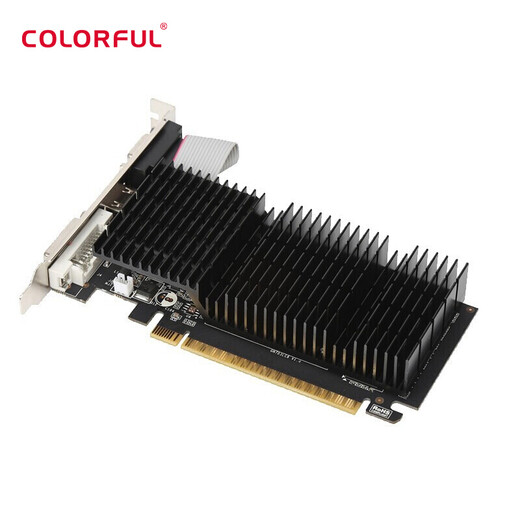 七彩虹（Colorful） GT 710 1G 730 黄金版 2G 4G游戏办公独立电脑显卡 GT710 冰暴鲨-刀卡1GD3 V3