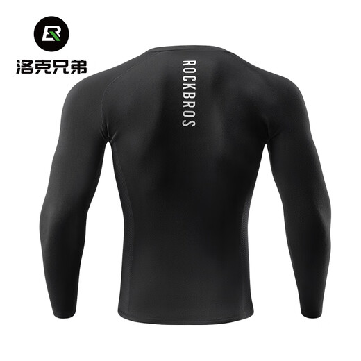 Locke Brothers Autumn and Winter Warm Sweatshirt Long Sleeve Men's Mountain Road Cycling Fleece Cycling Jersey with M/L