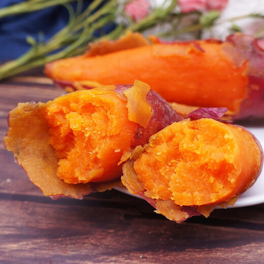 Honey sweet potato, sandy sweet potato, sweet potato, sweet potato and sweet potato. Seasonal fresh vegetables are shipped directly from the place of production. Fresh sweet potato 5Jin Jin is equal to 0.5kg. Net weight (single fruit 150g+