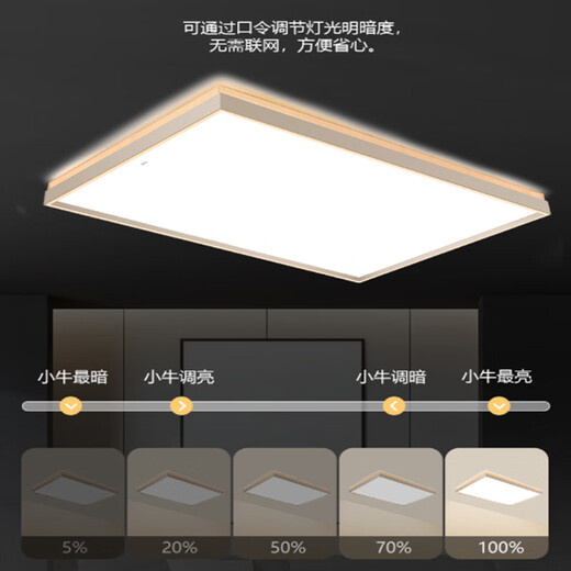 Bull Lucky Star High Light X51LED Wohnzimmer Scheinwerfer Schlafzimmer LED LED SMINGEN RUNDE LICHTE LICHTE ERHALTSKRAULDER Rücken leuchtend moderne einfache x51104069590mm-165w