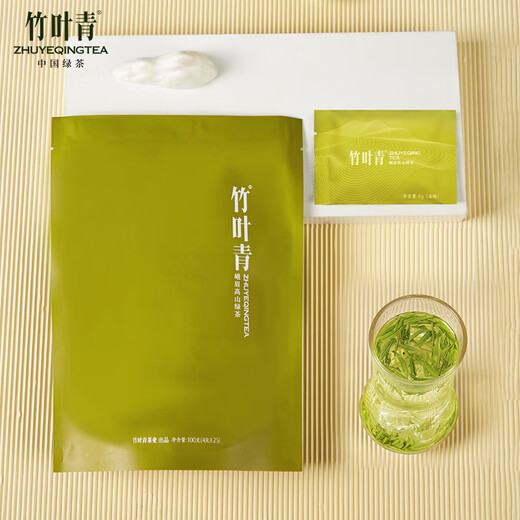 竹叶青绿茶品味 峨眉山2025新茶特级100g 袋装茶叶自己喝14004
