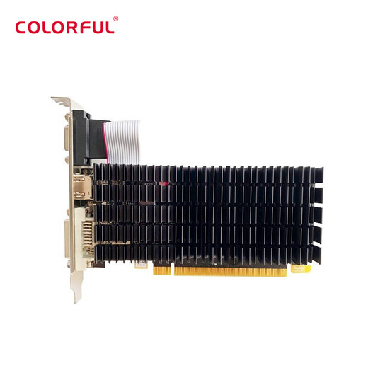 七彩虹（Colorful） GT 710 1G 730 黄金版 2G 4G游戏办公独立电脑显卡 GT710 冰暴鲨-刀卡1GD3 V3