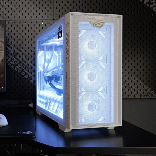 ASUS ROG family bucket Fubuki A21 Shadow Chasing Host i5 13490F RTX5060/5070/5060TI Desktop computer host ASUS fully assembled computer Configuration 1 i5-14600KF/no graphics card (consult for options)