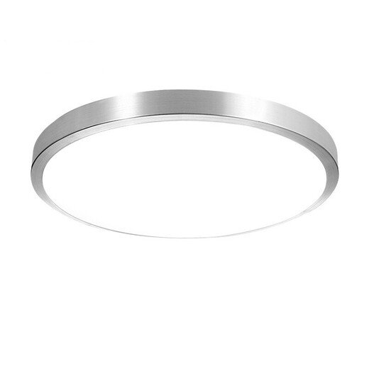 led吸顶灯 圆形卧室吸顶 灯现代简约客厅灯的过道走廊卫生间厨房阳台灯具 菊花27cm-白光18W