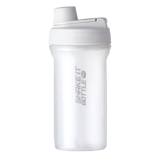 LOCK&LOCK large-capacity water cup tritan sports shake cup portable handle kettle men's and women's plastic cup 800ML gray