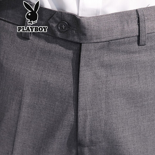 Playboy suit men's slim professional suit blazer casual suit wedding best man groom suit groom suit one button black single suit (send shirt) XL