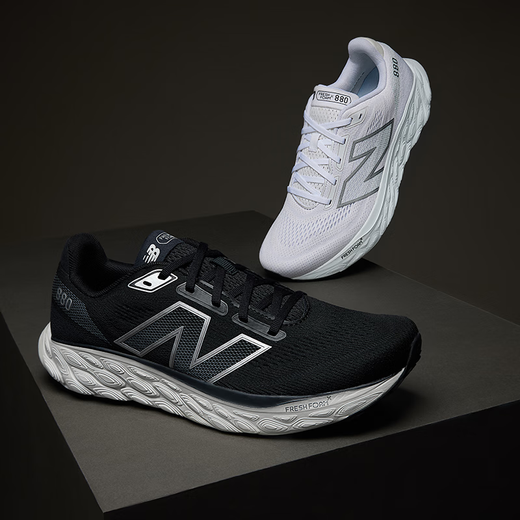 NEW BALANCE 运动鞋男鞋夏季透气缓震百搭舒适880V14跑步鞋 M880B14 40.5