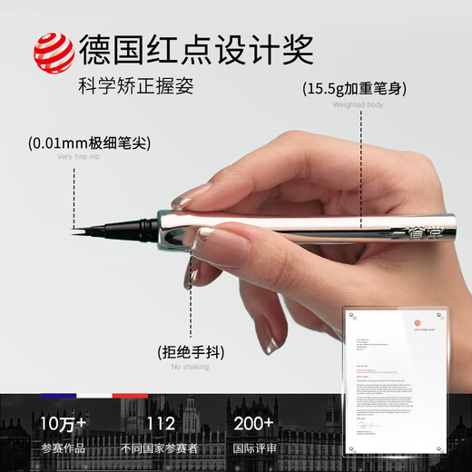 Sanzitang Two-pronged Straight Eyebrow Pencil Black Brown Dark Gray Brown Dark Gray Brown *1 Versatile Best Seller/Enjoy 3-piece Set Novice One-stroke Outline Imported Bristles Slim Tip