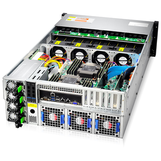 Chu Fei Xeon 3rd Generation 8-card RTX4090 deep learning GPU server Eight-channel H100/A6000 graphics card 671b DeepSeek artificial intelligence workstation host 128G memory + A6000 48G*4 dual-channel 8481C 112 core 224
