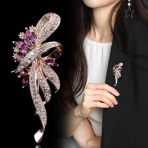 Dabuliu Brooch 2026 Trendy High-end Feminine Luxurious Versatile Personalized Exquisite Pin Birthday Gift Valentine's Day + Women 1