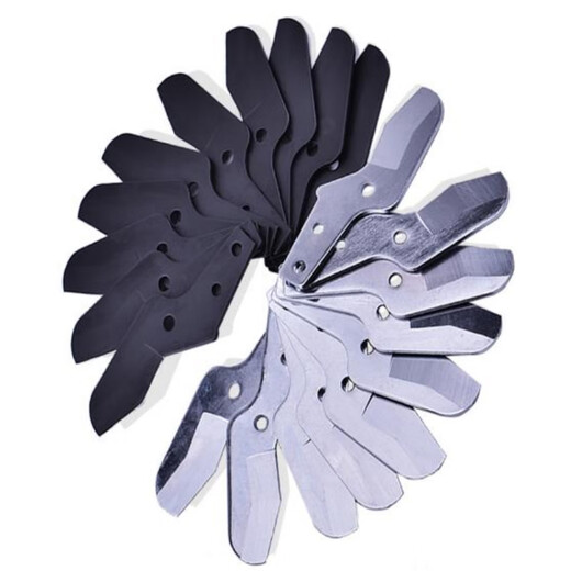 Taishilon ppr small quick-cut pipe cutting knife pvc scissors water pipe cutter manganese steel black blade manufacturer customized (black blade 10 pieces) hole spacing 18x27mm