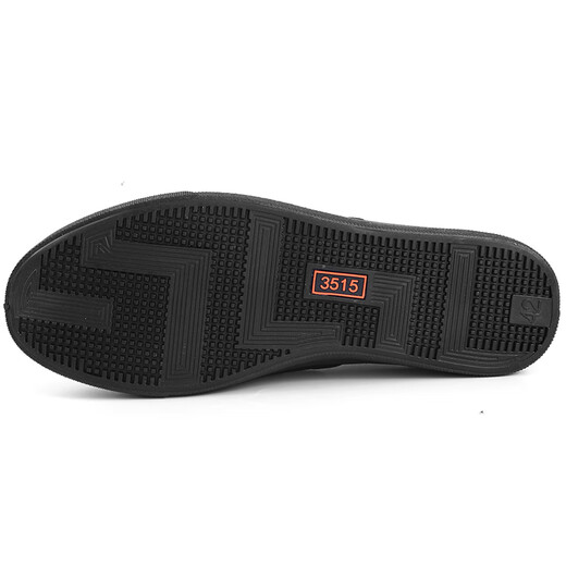 3515 Traditional cloth shoes breathable dad shoes casual rubber soft sole old Beijing cloth shoes men's work shoes black 43