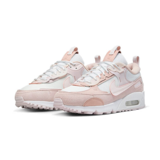 Nike (NIKE) AIR MAX 90 Pink and White Air Cushion Shoes Shoes Casual Shoes Sports Shoes Running Shoes Women's Shoes DM9922-104 36