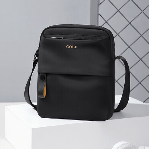Golf (GOLF) shoulder bag, men's casual crossbody bag, men's mobile phone, iPad bag, water-repellent commuting sports shoulder bag, gift for boyfriend