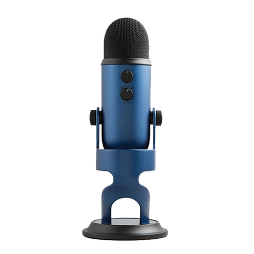 Logitech Blue Yeti Snow Monster Microphone Condenser Microphone GX Dynamic Microphone Professional Microphone Karaoke Recording Computer Mobile Game Live Broadcast Blue Yeti Elegant Black