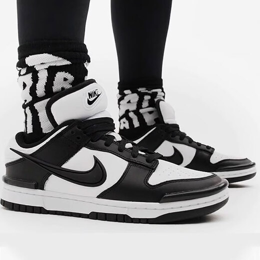 
Nike (NIKE) women's shoes 2025 summer Dunk Low low top retro board shoes sneakers casual shoes DH9765 DZ2794-001 black and white panda 40