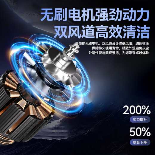 Enbaisheng car vacuum cleaner, large suction, handheld car, home wireless, high power, portable, small mini desktop, easy to suck dust in the car, clean up, suction computer dust removal artifact