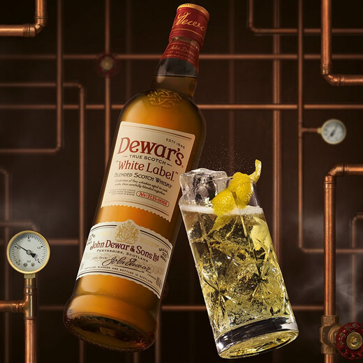 帝王（Dewar‘s）白牌 苏格兰 二次陈酿威士忌750ml 嗨棒