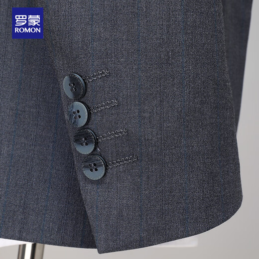 Romon suit men's four seasons slim professional formal suit business groom's suit wedding dress men's clothing